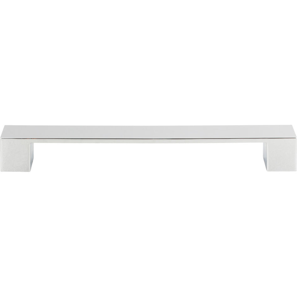 Atlas A825-CH: 7-9/16" cc Wide Square Cabinet Pull - Polished Chrome