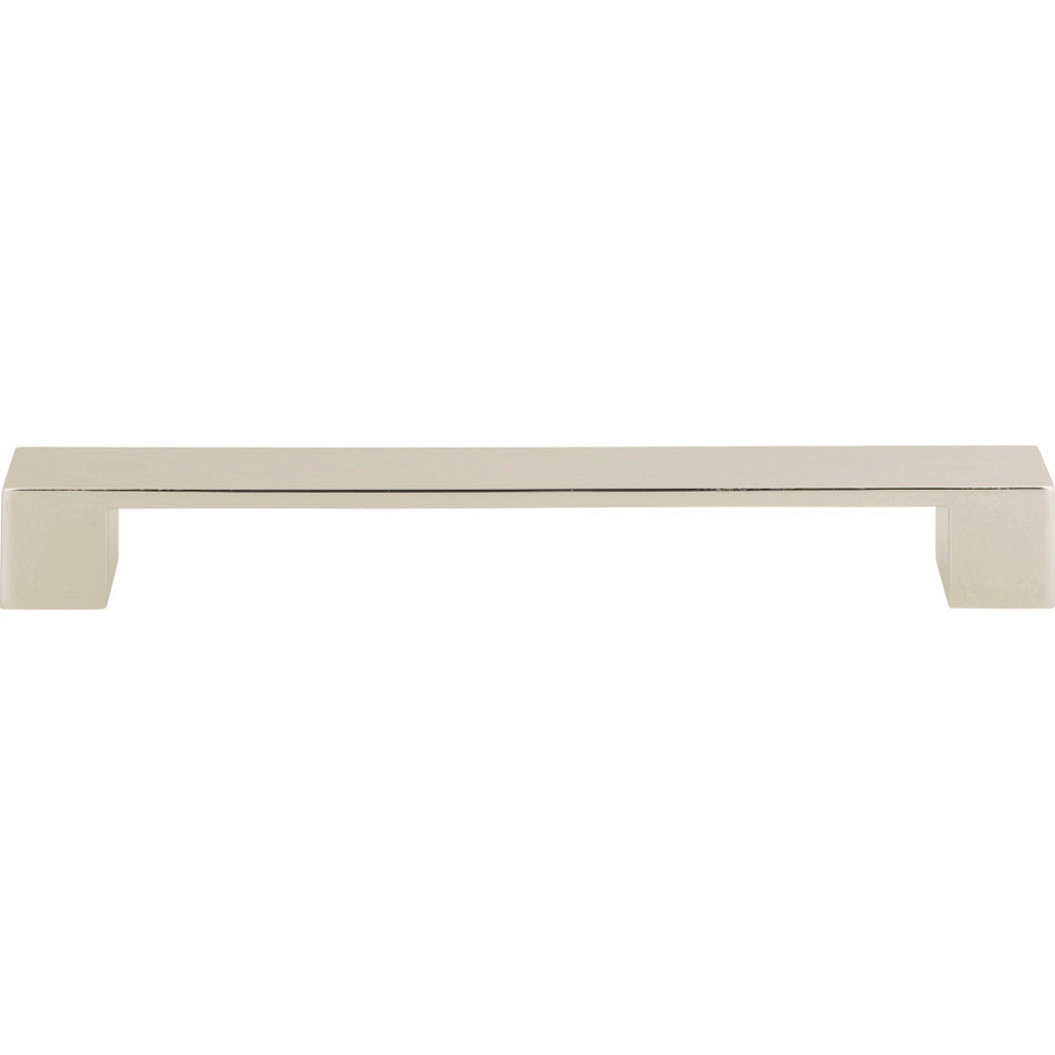 Atlas A825-PN: 7-9/16" cc Wide Square Cabinet Pull - Polished Nickel
