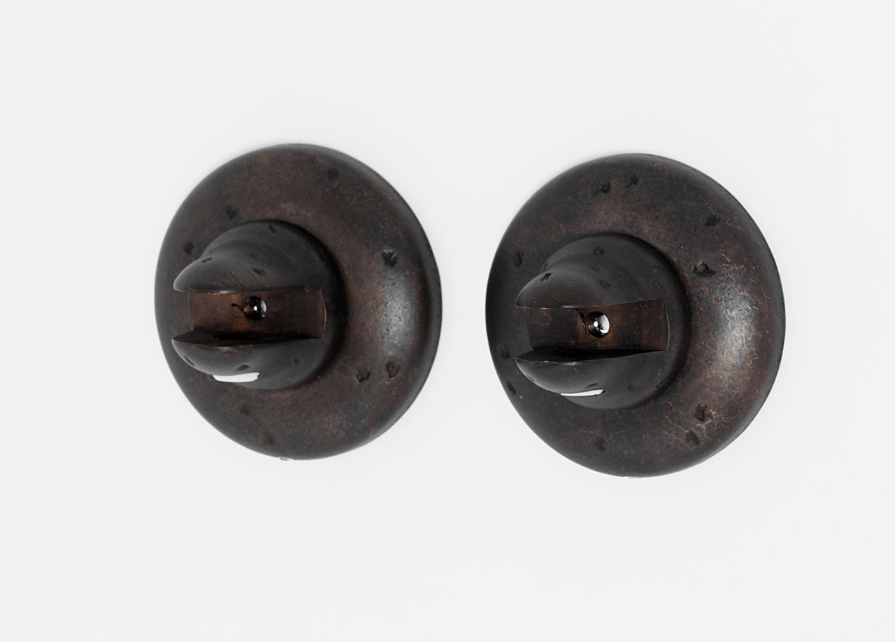 Alno A8250-DKBRZ: Sierra Bath Shelf Mounting Brackets (pair) - Dark Bronze