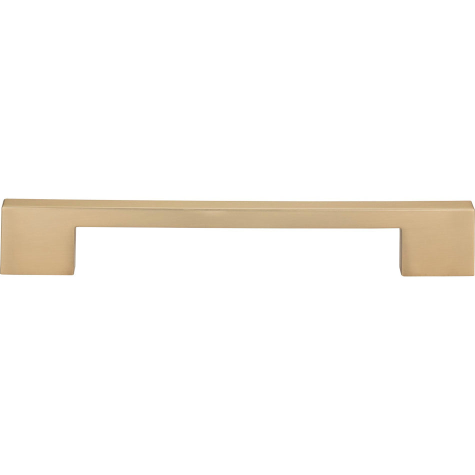 Atlas A826-CM: 7-9/16" cc Thin Square Cabinet Pull - Champagne