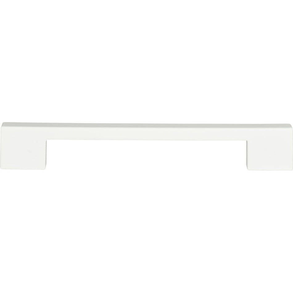 Atlas A826-WG: 7-9/16" cc Thin Square Cabinet Pull - High-Glossed White