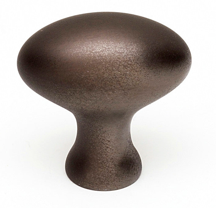 Alno A827-14-CHBRZ: 1-1/4" Contemporary Cabinet Knob - Chocolate Bronze