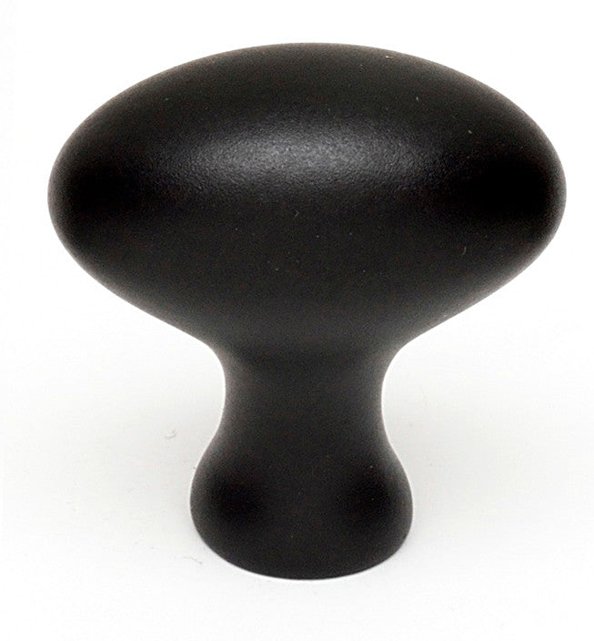 Alno A827-14-MB: 1-1/4" Contemporary Cabinet Knob - Matte Black