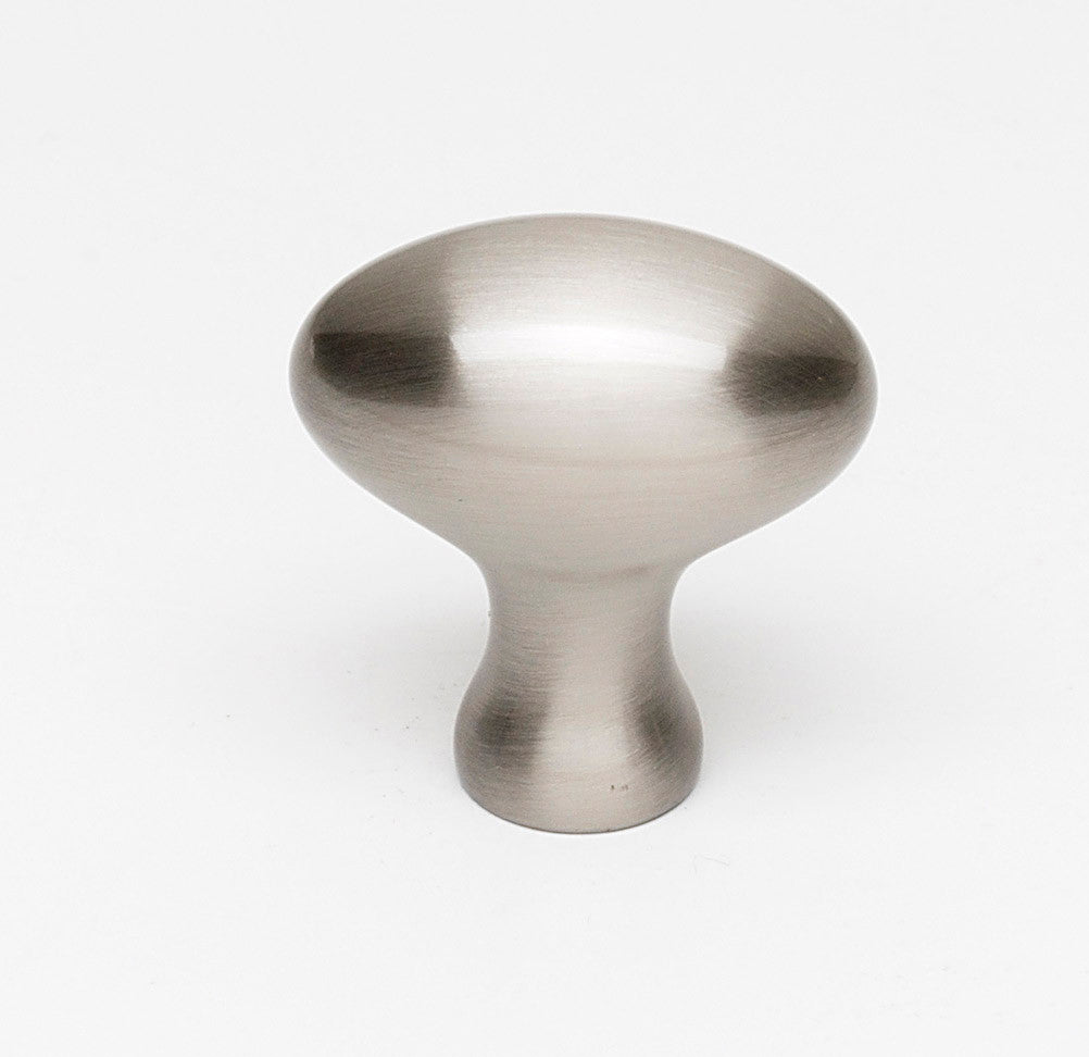 Alno A827-14-SN: 1-1/4" Contemporary Cabinet Knob - Satin Nickel