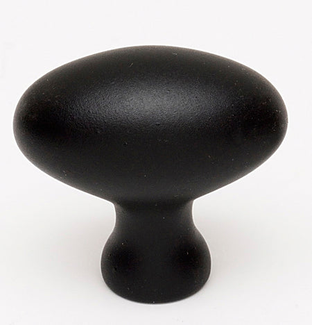 Alno A827-35-MB: 1-3/8" Contemporary Cabinet Knob - Matte Black