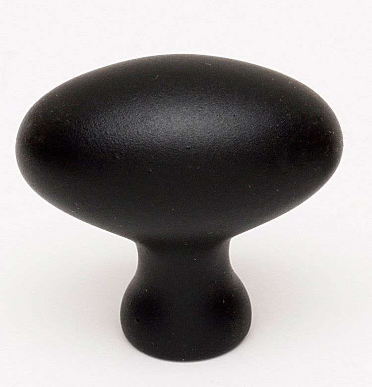 Alno A827-35-MB: 1-3/8" Contemporary Cabinet Knob - Matte Black