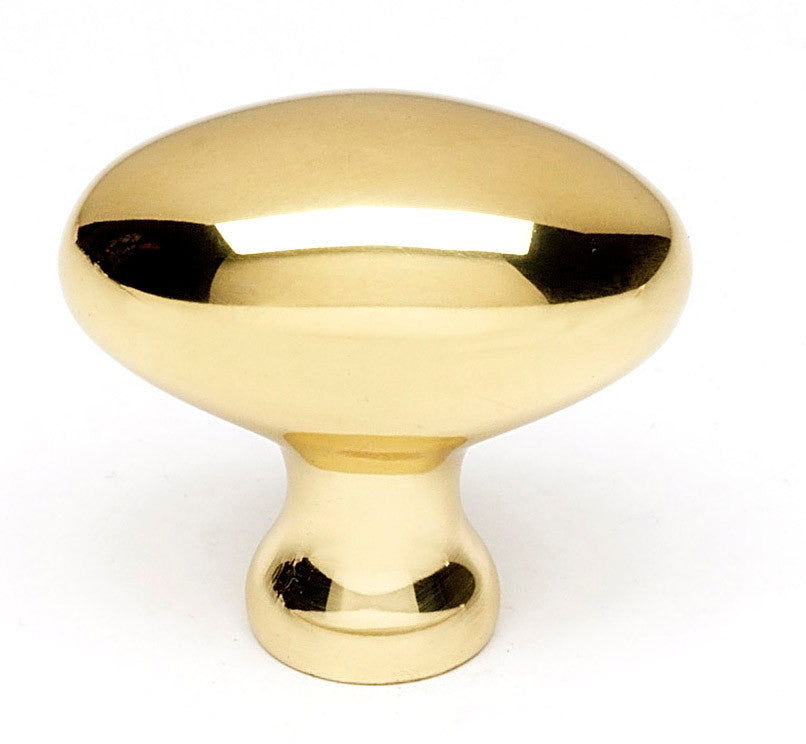 Alno A827-35-PB: 1-3/8" Contemporary Cabinet Knob - Polished Brass