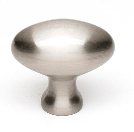 Alno A827-35-SN: 1-3/8" Contemporary Cabinet Knob - Satin Nickel