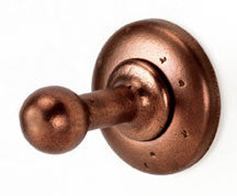 Alno A8275-RSTBRZ: 3" Sierra Robe Hook - Rust Bronze