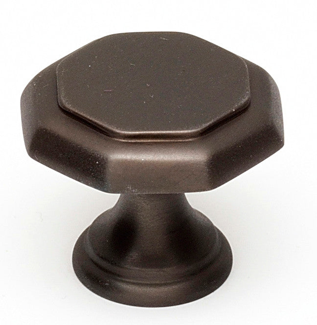 Alno A828-1-CHBRZ: 1" Contemporary Cabinet Knob - Chocolate Bronze