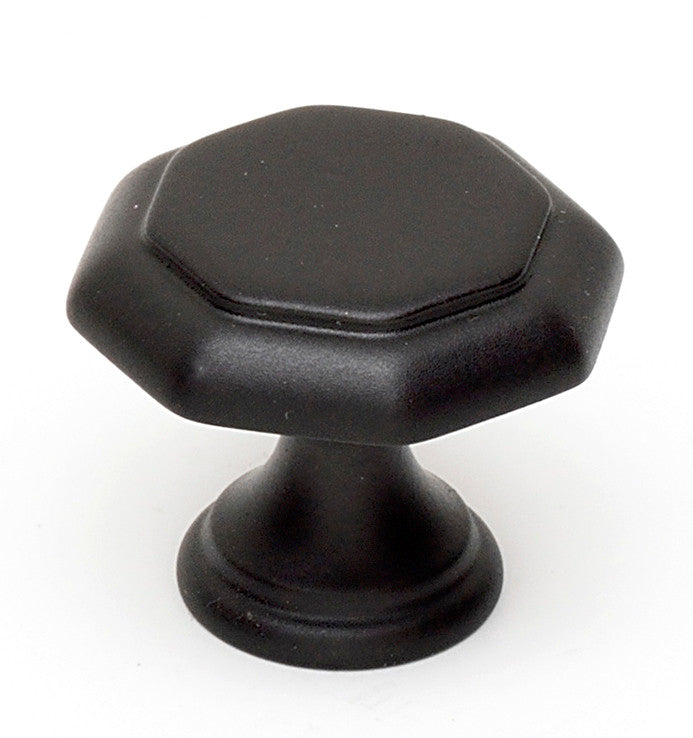 Alno A828-1-MB: 1" Contemporary Cabinet Knob - Matte Black
