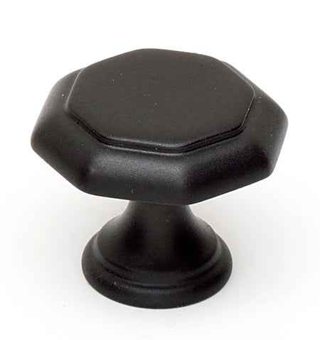 Alno A828-1-MB: 1" Contemporary Cabinet Knob - Matte Black