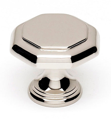 Alno A828-1-PN: 1" Contemporary Cabinet Knob - Polished Nickel