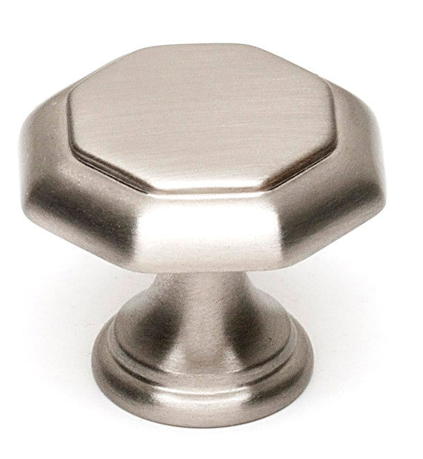 Alno A828-1-SN: 1" Contemporary Cabinet Knob - Satin Nickel