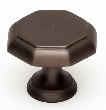 Alno A828-14-CHBRZ: 1-1/4" Contemporary Cabinet Knob - Chocolate Bronze