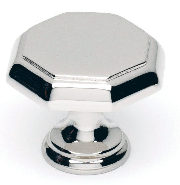 Alno A828-14-PC: 1-1/4" Contemporary Cabinet Knob - Polished Chrome