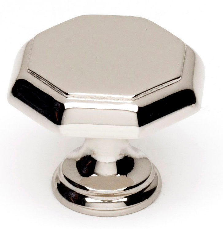 Alno A828-14-PN: 1-1/4" Contemporary Cabinet Knob - Polished Nickel