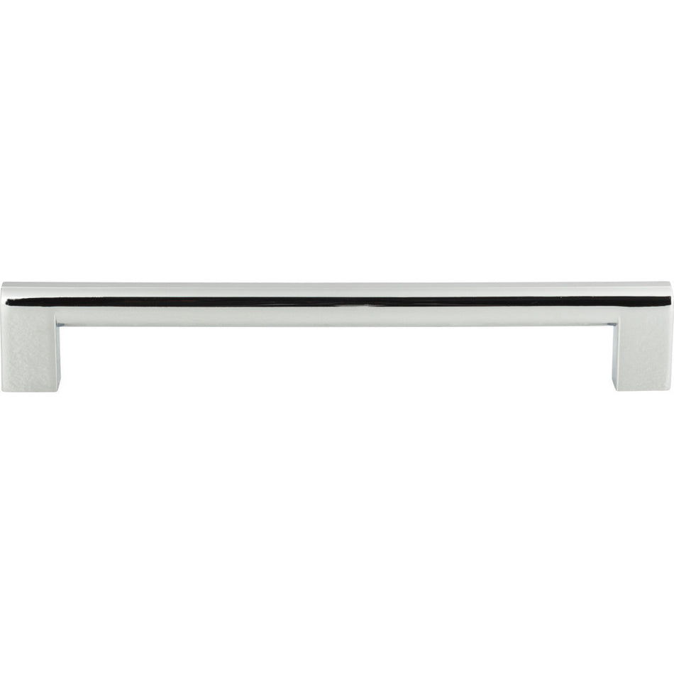 Atlas A829-CH: 7-9/16" cc Round Rail Cabinet Pull - Polished Chrome