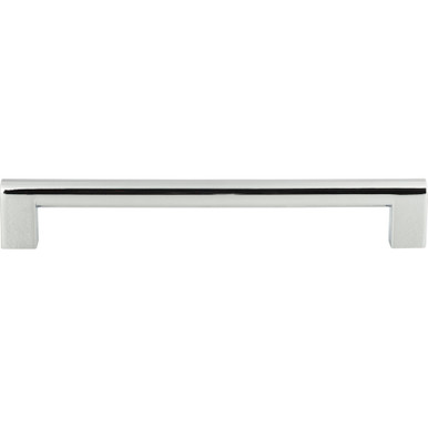 Atlas A829-CH: 7-9/16" cc Round Rail Cabinet Pull - Polished Chrome
