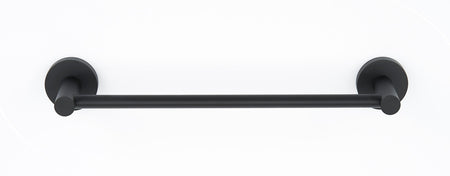 Alno A8320-18-MB: 18" cc Contemporary I Towel Bar - Matte Black