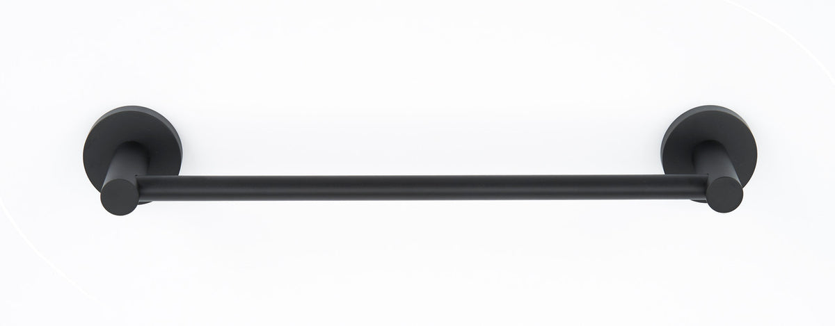Alno A8320-18-MB: 18" cc Contemporary I Towel Bar - Matte Black