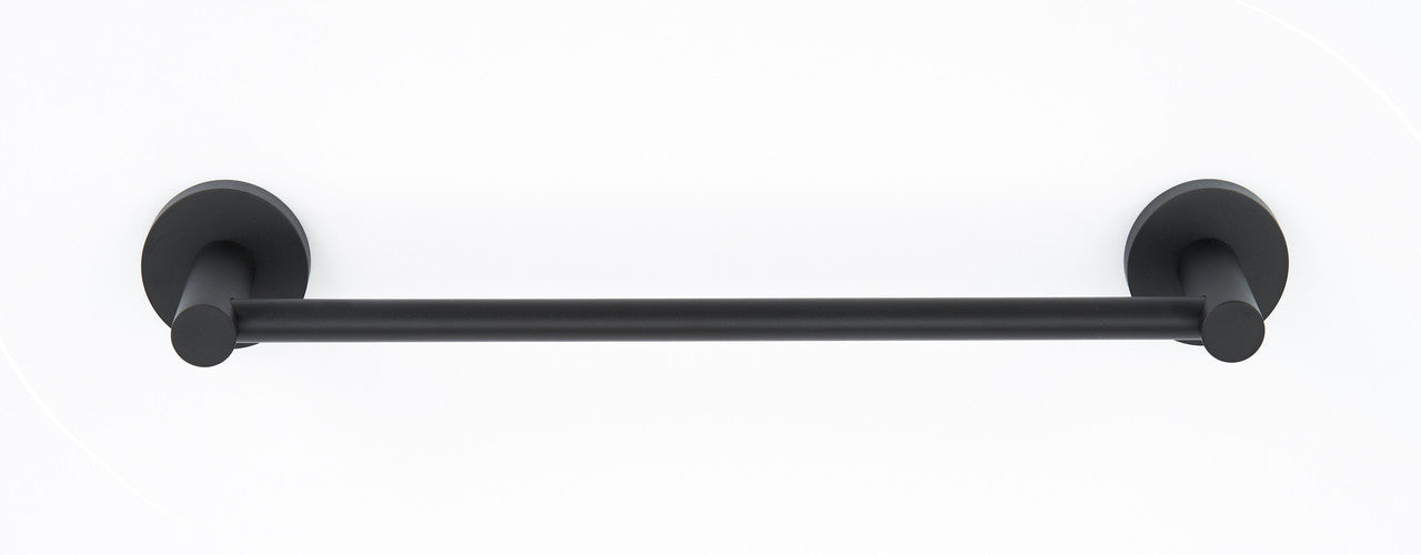 Alno A8320-18-MB: 18" cc Contemporary I Towel Bar - Matte Black