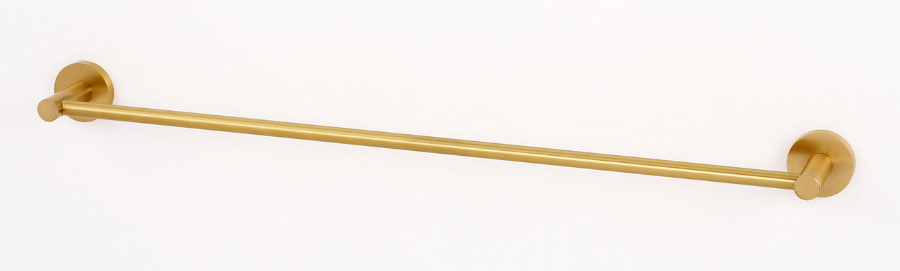 Alno A8320-30-SB: 30" cc Contemporary I Towel Bar - Satin Brass