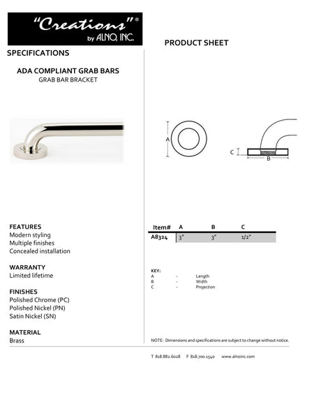 Specificaton Sheet