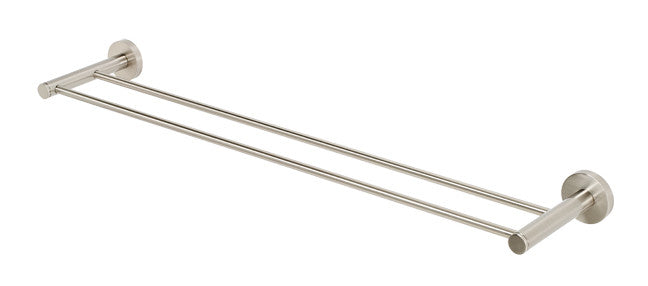 Alno A8325-24-SN: 24" cc Contemporary I Double Towel Bar - Satin Nickel