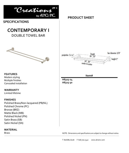 Specificaton Sheet