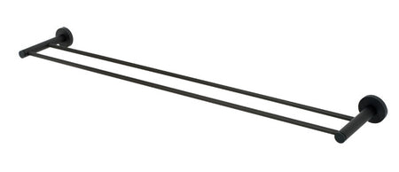 Alno A8325-30-MB: 30" cc Contemporary I Double Towel Bar - Matte Black