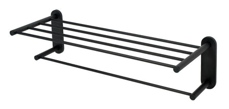 Alno A8326-24-MB: 24" cc Contemporary I Towel Rack - Matte Black