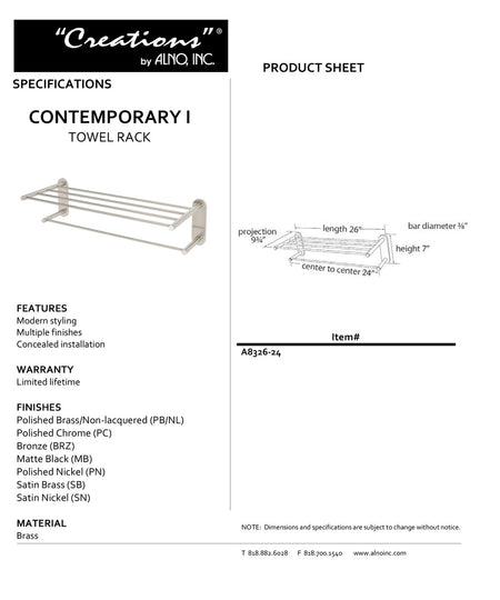 Specificaton Sheet