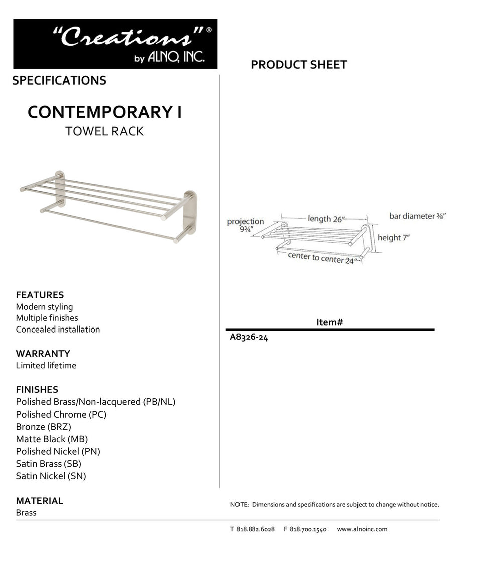 Specificaton Sheet