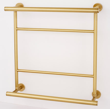 Alno A8328-18-SB: 18" cc Contemporary I Hospitality Rack - Satin Brass