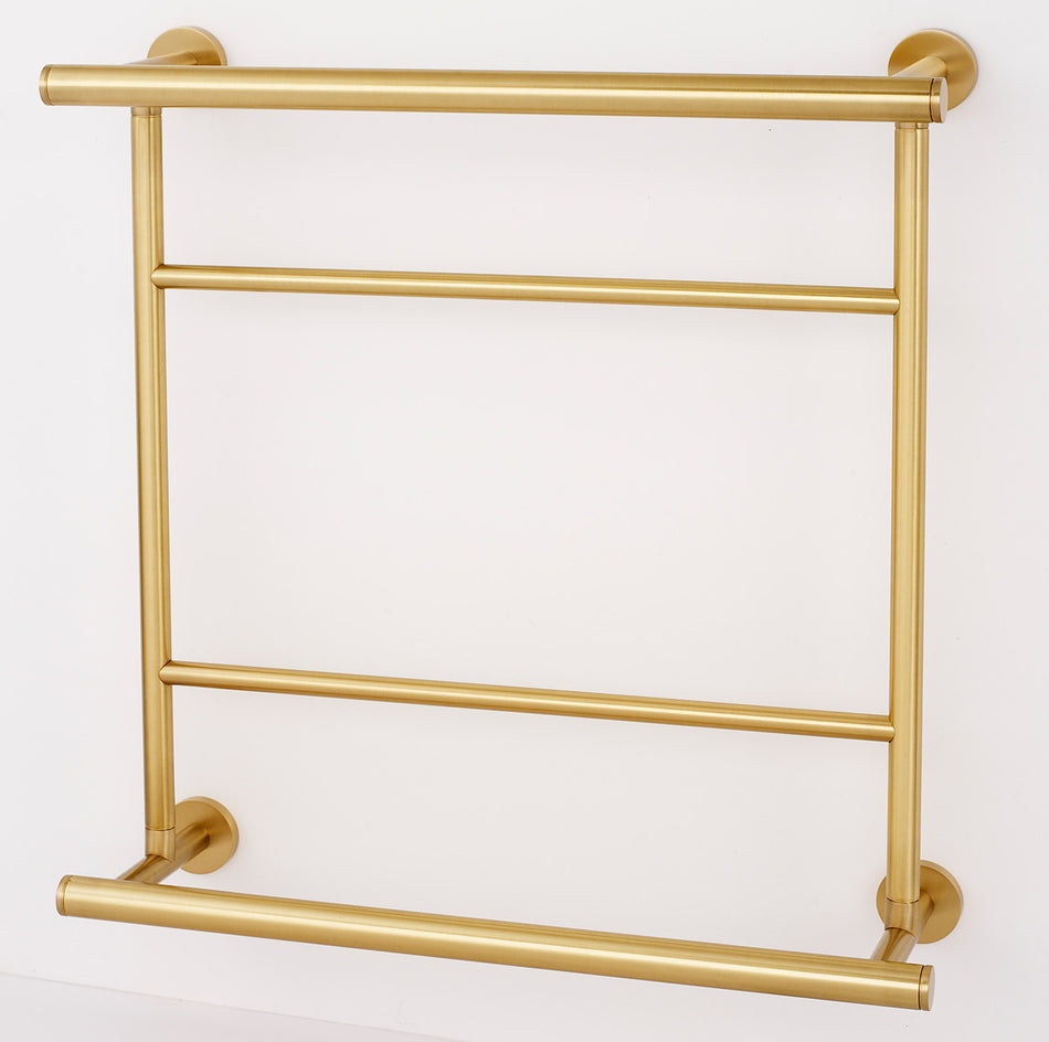 Alno A8328-18-SB: 18" cc Contemporary I Hospitality Rack - Satin Brass