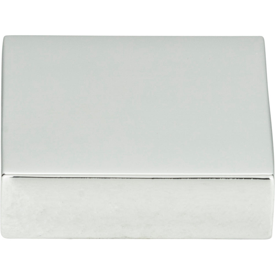 Atlas A833-CH: 1-1/4" Thin Square Cabinet Knob - Polished Chrome