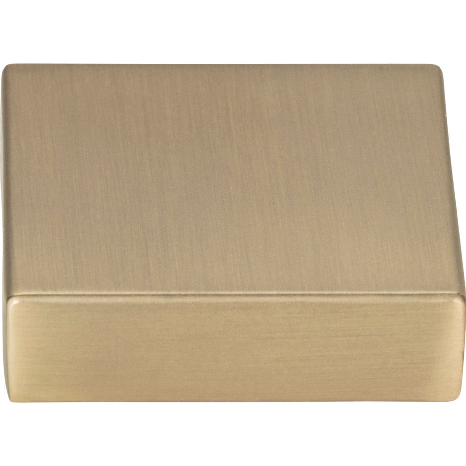 Atlas A833-CM: 1-1/4" Thin Square Cabinet Knob - Champagne