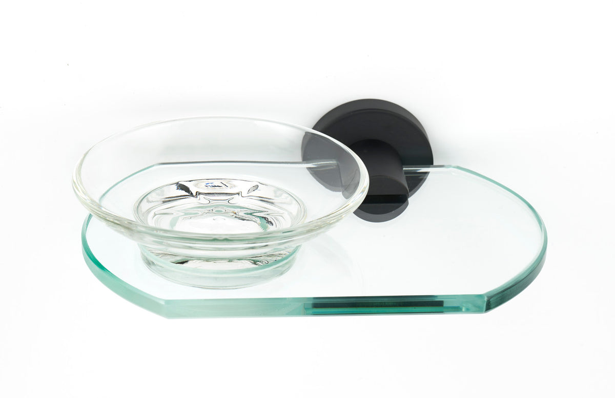 Alno A8330-MB: Contemporary I Soap Dish - Matte Black