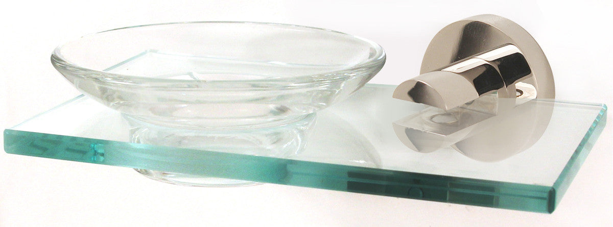 Alno A8330-PN: Contemporary I Soap Holder w/Dish - Polished Nickel