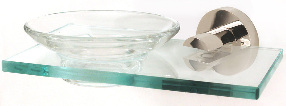 Alno A8330-PN: Contemporary I Soap Holder w/Dish - Polished Nickel