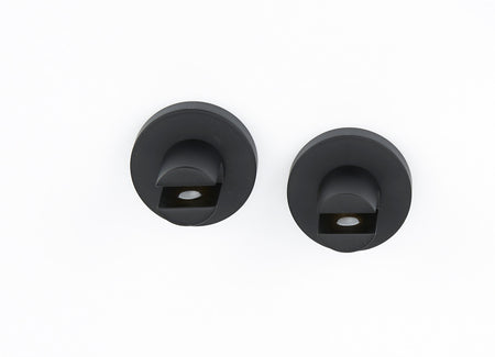 Alno A8350-MB: Contemporary I Shelf Mounting Brackets - (pair) Matte Black