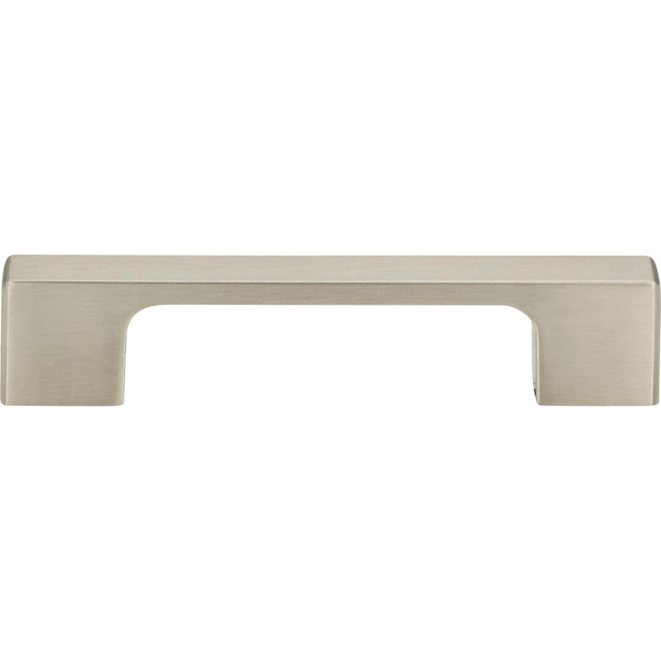 Atlas A836-BN: 3-3/4" cc Thin Square Cabinet Pull - Brushed Nickel