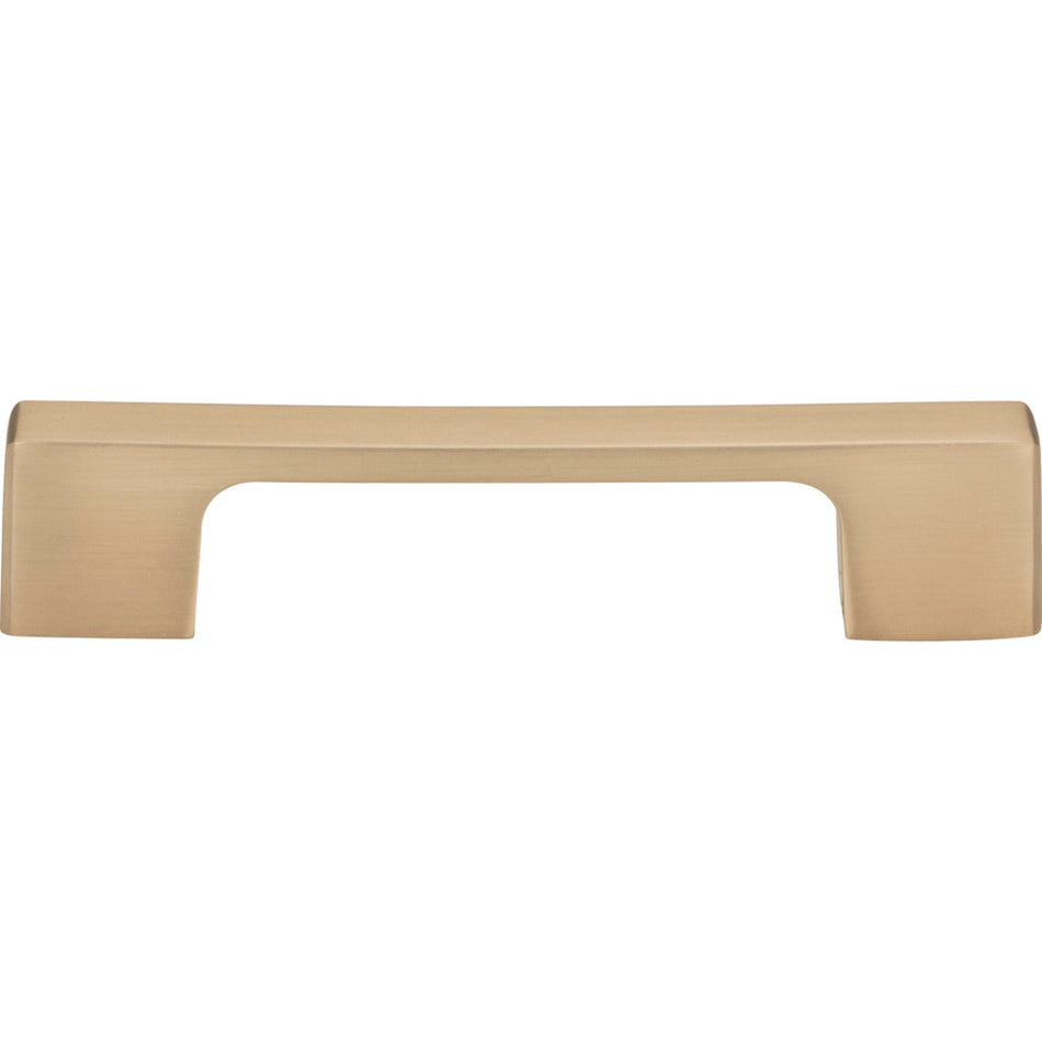Atlas A836-CM: 3-3/4" cc Thin Square Cabinet Pull - Champagne