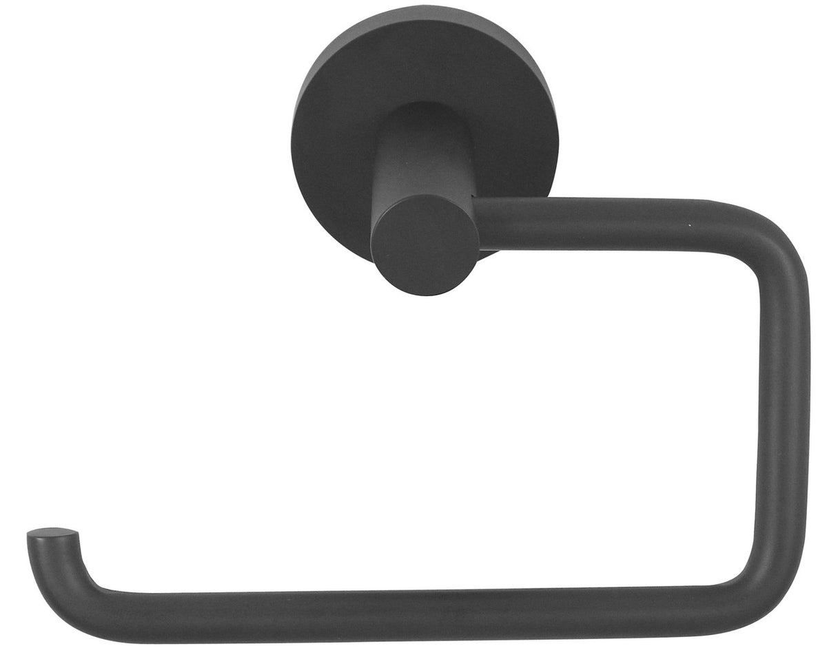 Alno A8366-MB: Contemporary I Single Post Tissue Holder - Matte Black