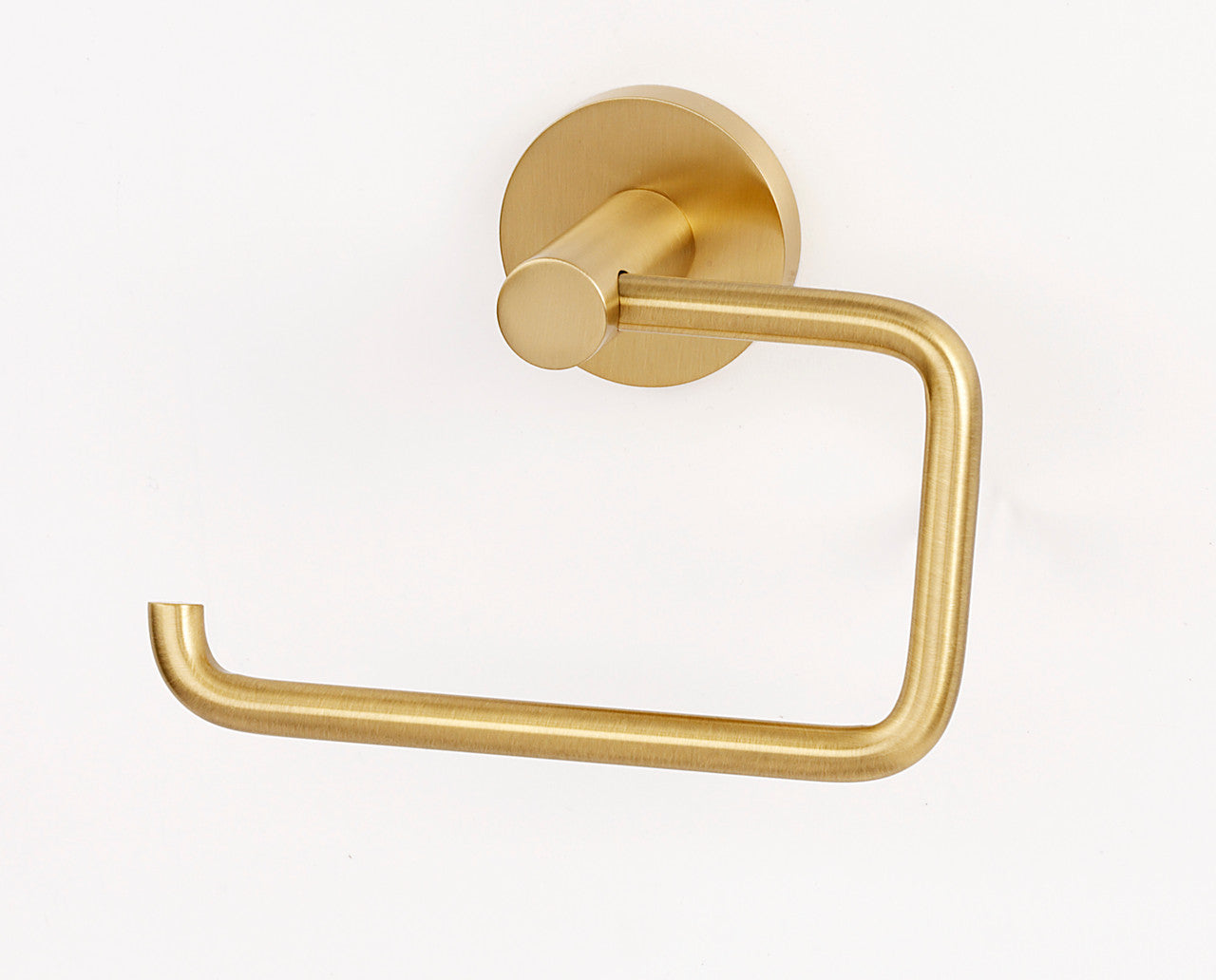 Alno A8366-SB: Contemporary I Single Post Tissue Holder - Satin Brass