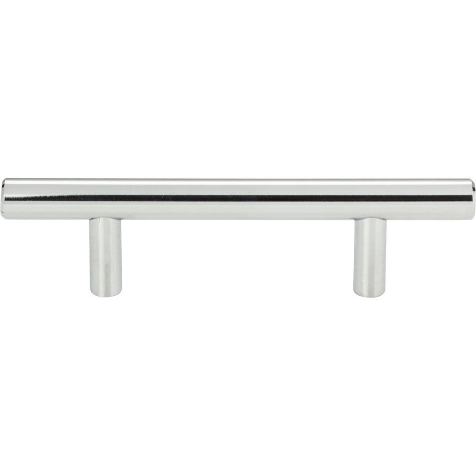 Atlas A837-CH: 3" cc Linea Skinny Cabinet Pull - Polished Chrome