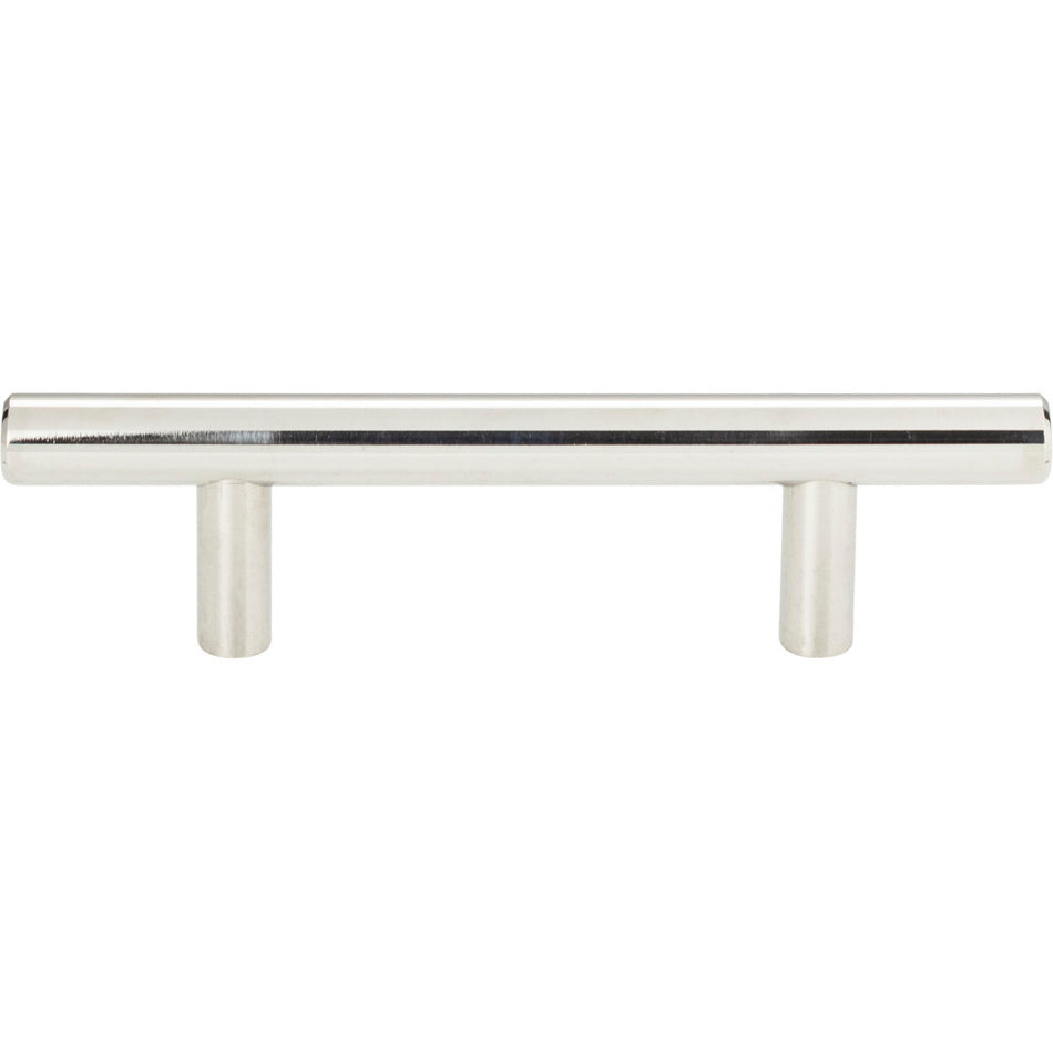 Atlas A837-PS: 3" cc Skinny Linea Cabinet Pull - Polished Stainless Steel