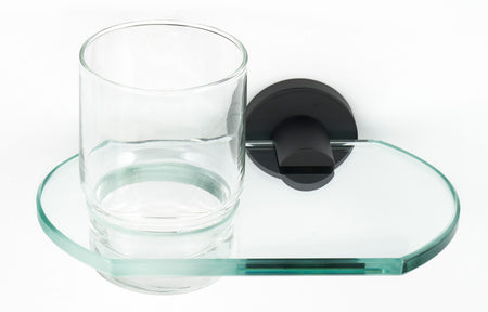 Alno A8370-MB: Contemporary I Tumbler Holder - Matte Black