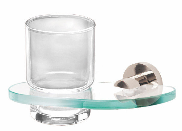Alno A8370-PB/NL: Contemporary I Tumbler Holder - Unlacquered Brass